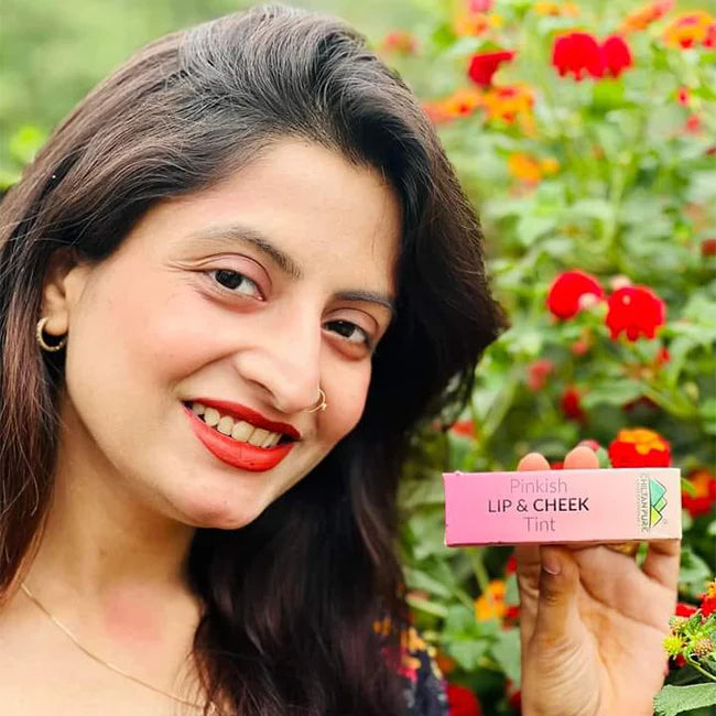 Pinkish Lips 👄 & Cheek Tint - Organic Liquid stain for lips, Nourish Lips & Hydrate lips all day - Most Favourite Tint in PAK