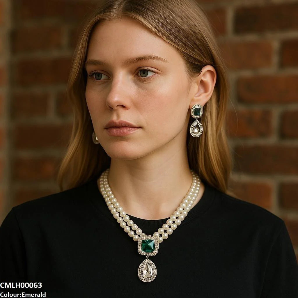 Square/Tear Drop Mala Set