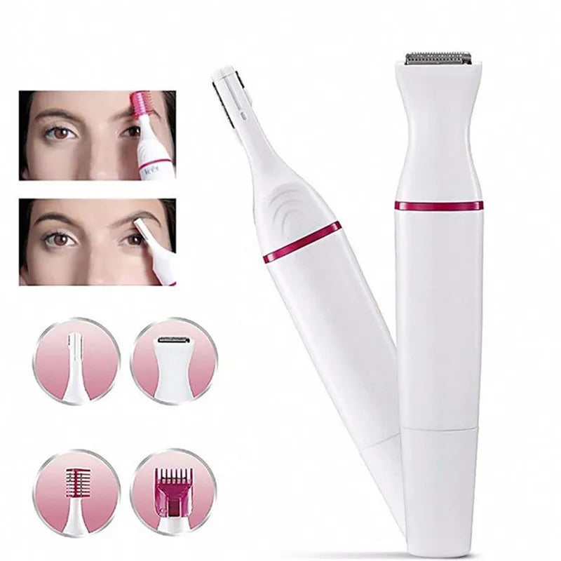 Veet 5-in-1 Electric Trimmer – Painless Hair Removal for Face, Body & Eyebrows