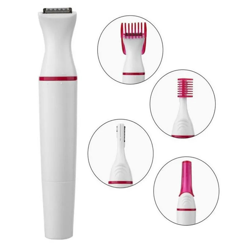 Veet 5-in-1 Electric Trimmer – Painless Hair Removal for Face, Body & Eyebrows
