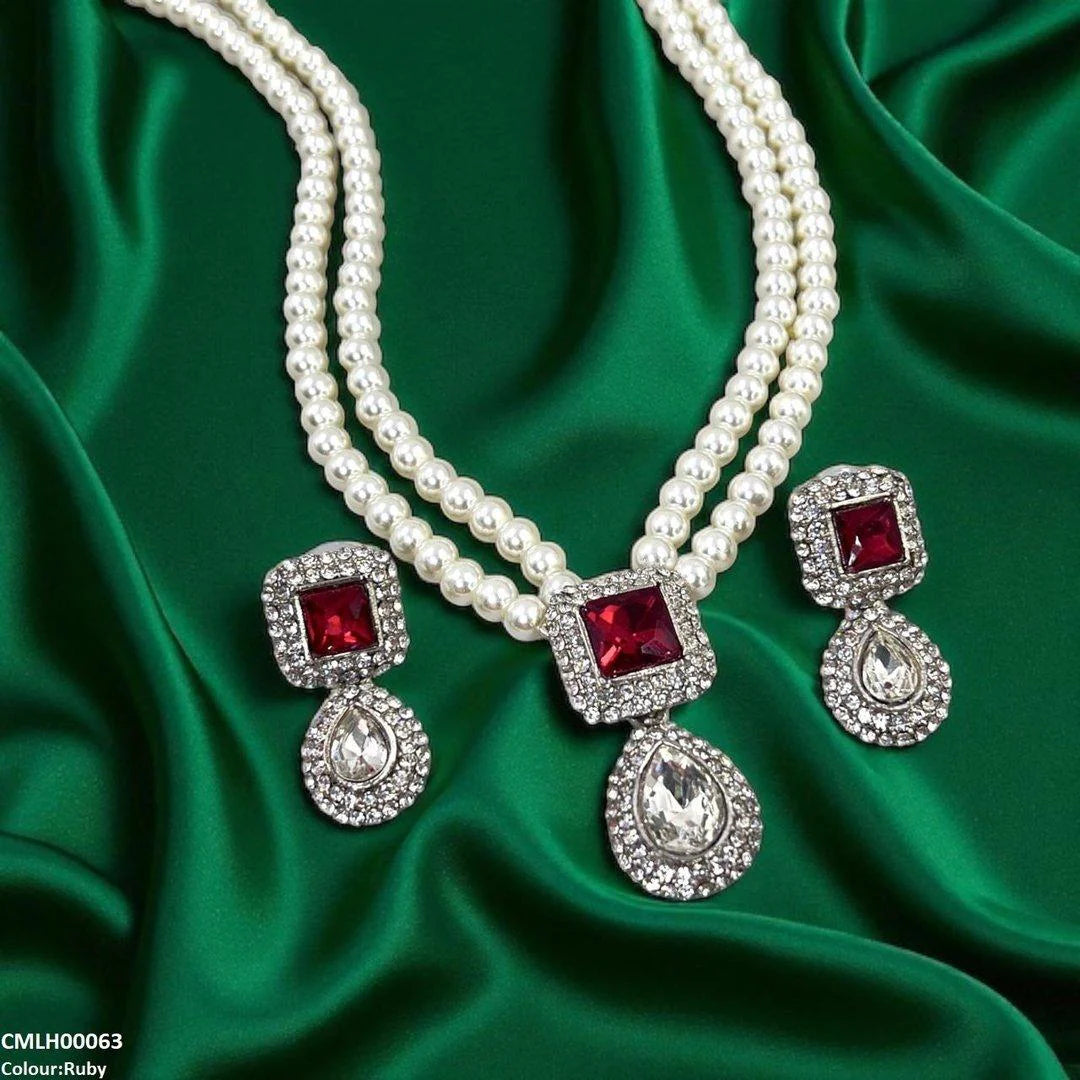 Square/Tear Drop Mala Set