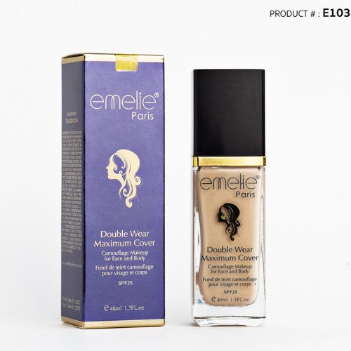 Emelie Double Wear Maximum Cover Foundation SPF25 - Shade 1