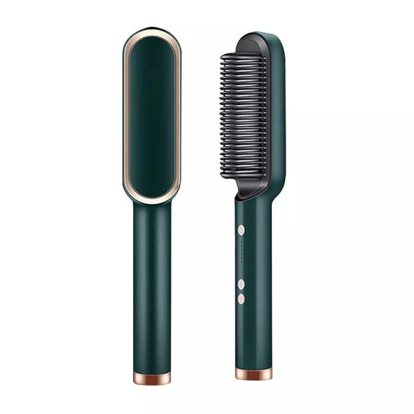 2 in 1 Hair Straightener & Curling Brush ✨