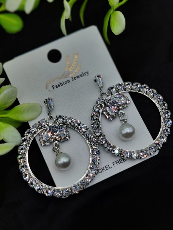 Imported Elegant Earrings  Starburst pearl design